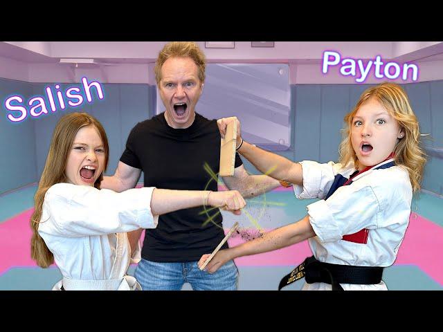 Daughters vs Dads! Black Belt in 24 Hours - Surprise Ending