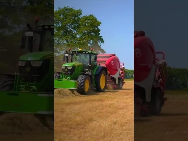 Heuernte/ Hay harvest with 3 John Deere 6R