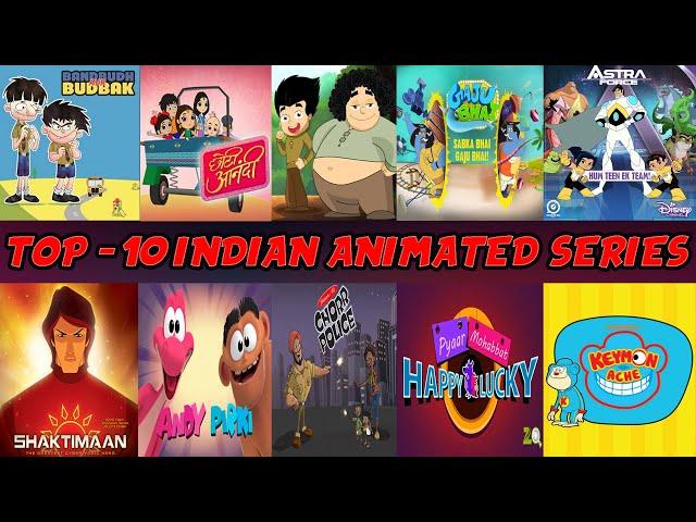 Top 10 Indian Animated Series || INDIAN CARTOONS || RK Anime Hindi || PART - 1