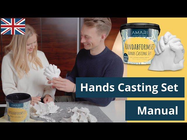 So easy! Hands Casting Set for couples - Manual ️ 