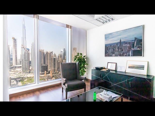 Amazing Spacious Office Facing Towards Burj Khalifa In Business Bay, Dubai I Property Tour