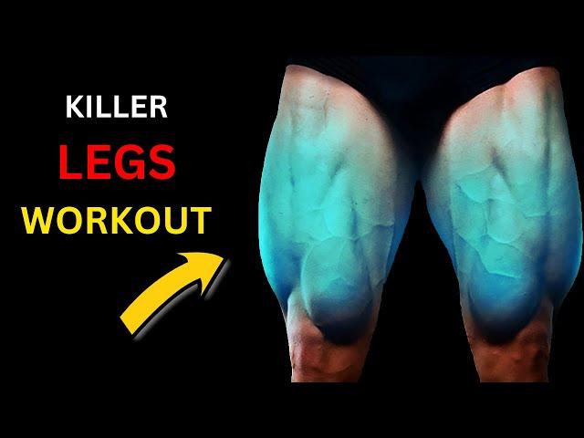 How To Get Bigger Legs FAST (Dumbbells & Barbells ONLY)