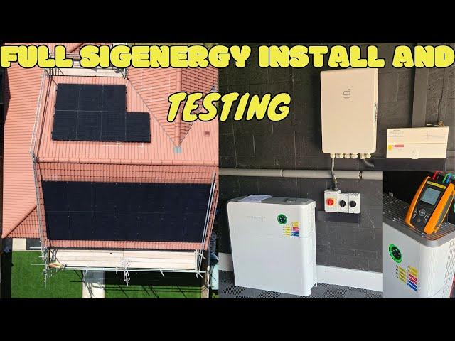 Is Sigenergy the BEST? Including island mode earthing and solar panels TESTING with PVchecks Pro