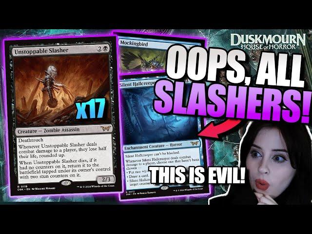 The MOST EVIL deck in Standard!Dimir SlashersDuskmourn MTG Arena