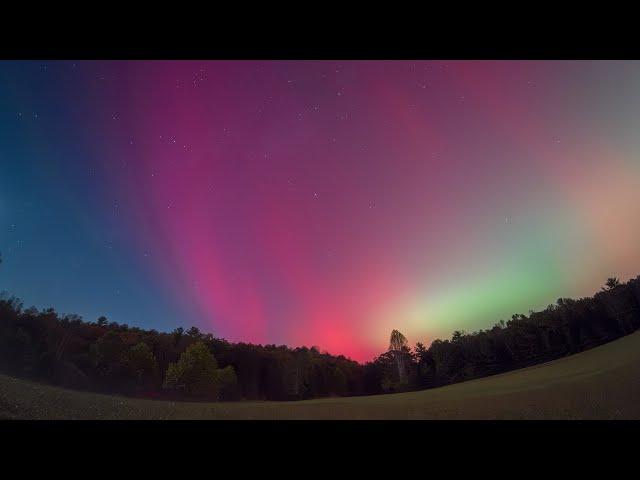 DJI Osmo Action 5 Pro | NORTHERN LIGHTS Night Lapse October 2024