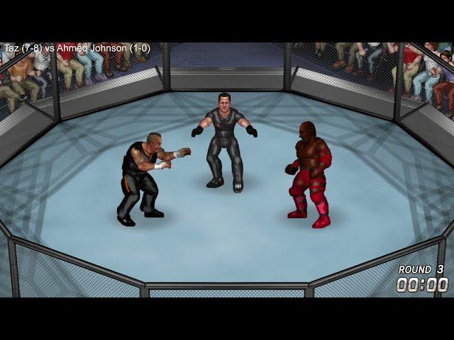 Fire Pro - Taz vs Ahmed Johnson