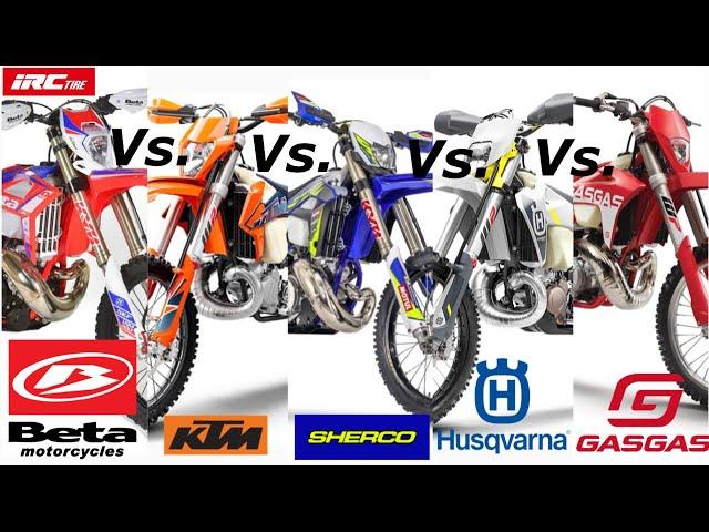 Hard Enduro Bike Comparison! Beta Vs. Sherco Vs. GasGas Vs. KTM Vs. Husqvarna