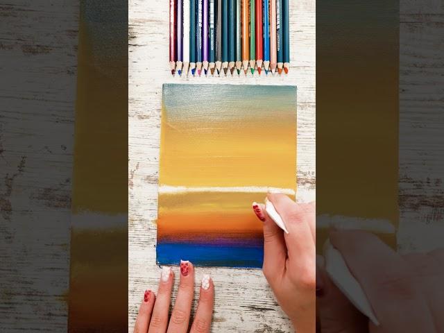 She uses paint for Face and Landscapes on Canvas #canvas #landscape #face #paint