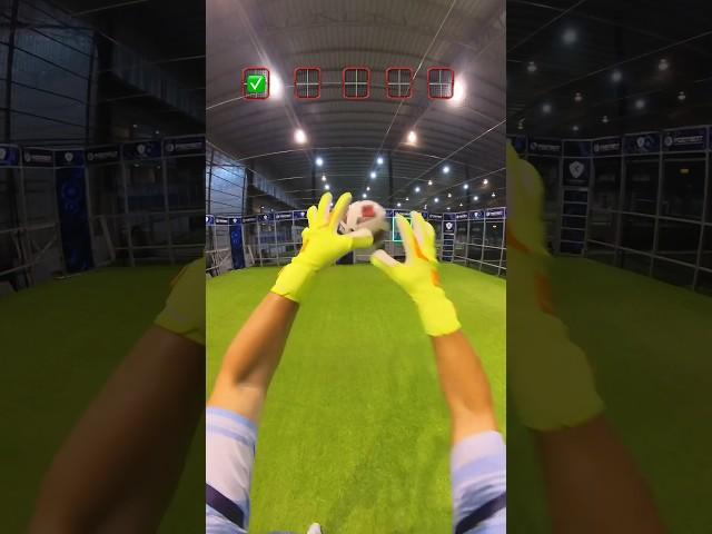 Goalkeeper POV: Can He Score 5 in a Row? Footbot Training Challenge!#pov #goalkeeper #footbot