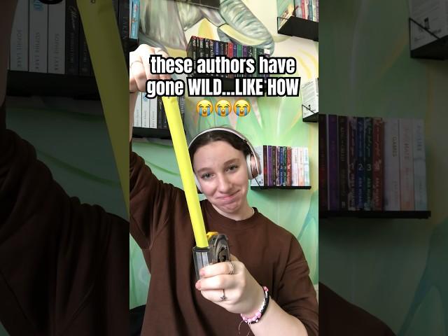 These authors have gone WILD #bookrecommendations #booktube #booktok #bookish #bookrecs #reading