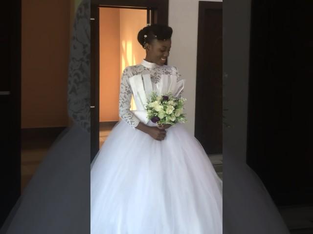 Modest natural bride️ #modesty #shortsfeed #wedding #messagebelievers #naturalhair #branham