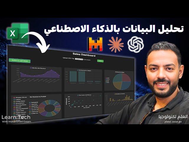 اكتشف قوة الذكاء الاصطناعي في تحليل البيانات وتصميم Dashboards مبتكرة 