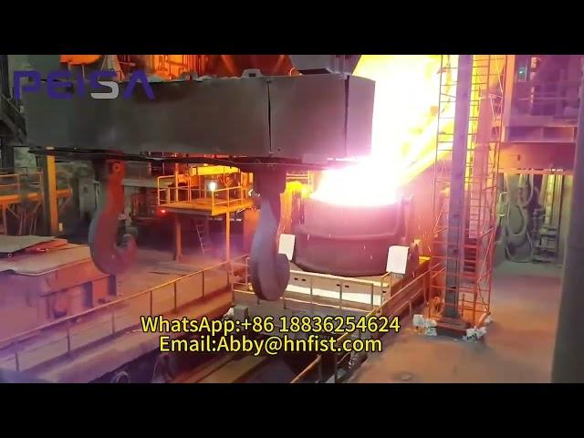   Ladle Transfer Cart – Built for Extreme Heat & Safety! 