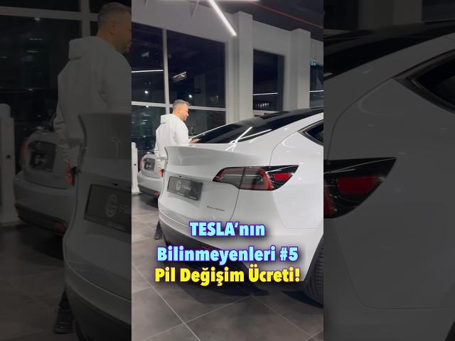 Tesla Bilinmeyenleri 5 - Batarya Değişim Fiyatları #shorts