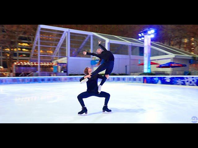 "Exogenesis" - Oona BROWN & Gage BROWN skate to @muse in New York City, 2021