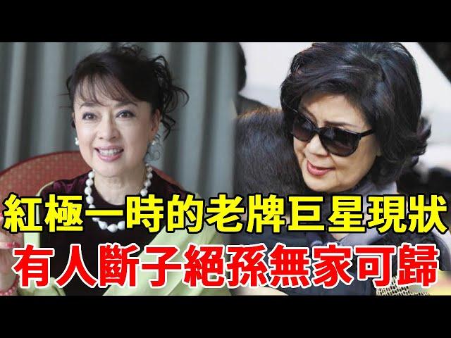 曾红极一时的老牌巨星现状，有人喪妻沒房住，有人欠巨債淪打工仔#白嘉莉#鳳飛飛#余天#恬妞#一隻細細粒