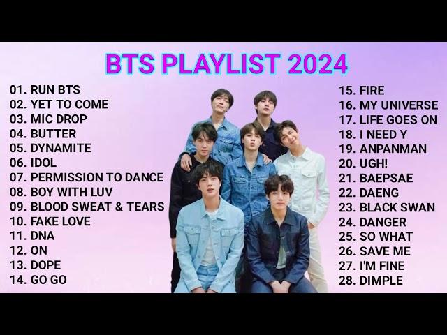 BTS BEST SONGS PLAYLIST 2024