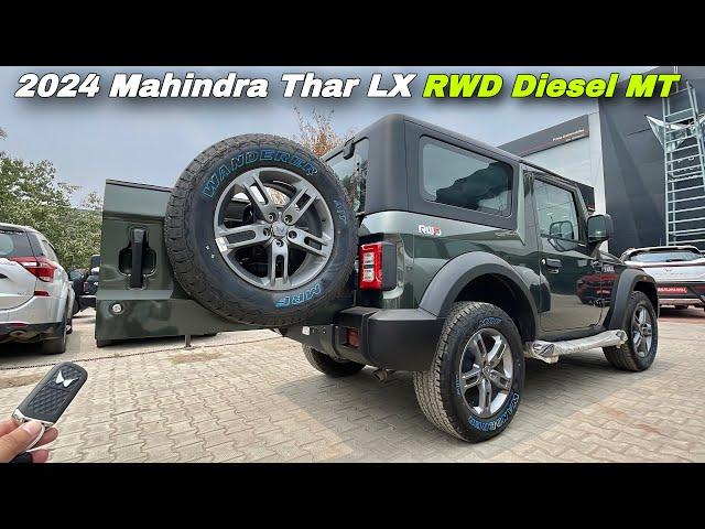 Mahindra Thar LX Hard Top Diesel MT RWD | Mahindra Thar 4x2 | Thar RWD Deep Forest !!