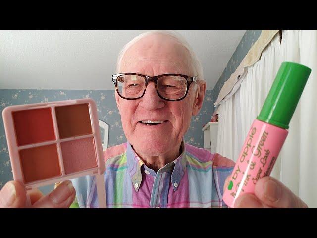 ASMR Grandpa 30 Minute Doing YourSpring Makeup for Sleep (AFFIRMATIONSROLEPLAYPASTELS)