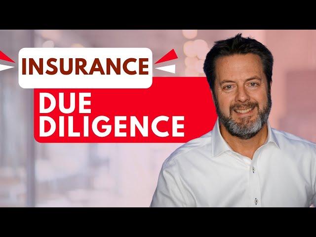 Insurance Due Diligence | for Manufacturers