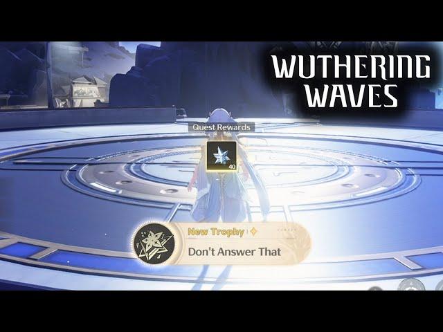 Boundary of Deduction - Don't Answer That Achievement WUTHERING WAVES 1.3