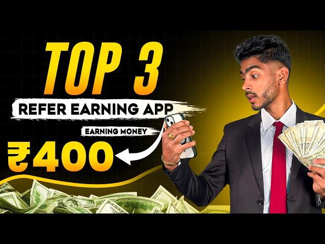 Top 3 Instant Payment Refer & Earn Apps (Bank Transfer PROOF ₹400) Referral Code: QQ18CB8