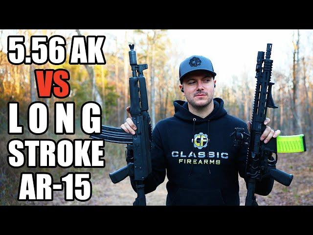 Long Stroke AR-15 vs 5.56 AK-47