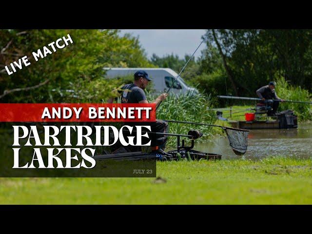 Andy Bennett Angling at Partridge Lakes - LIVE FISHING MATCH