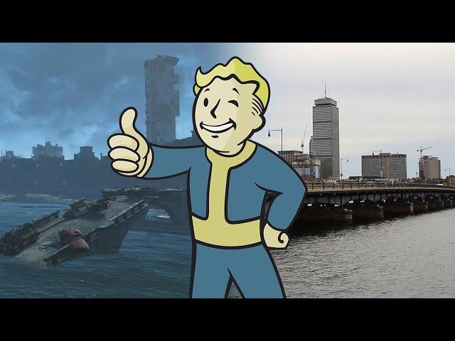 Fallout 4: Real-Life vs. In-Game Boston