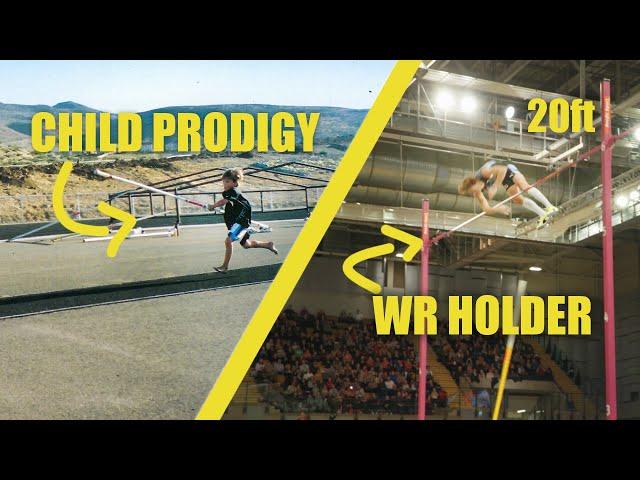 MONDO DUPLANTIS - from CHILD PRODIGY to WORLD RECORD HOLDER (in 1 minute)