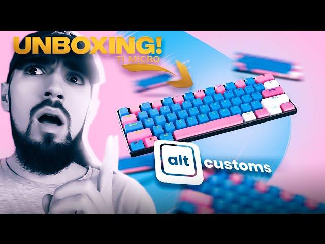 Unboxing My New Keyboard! | Unboxing the Alt Customs T1 Pro 60% Keyboard