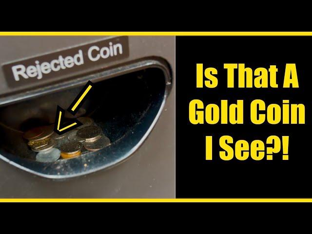 Is That Gold In The Coinstar Machine?! Old Token!