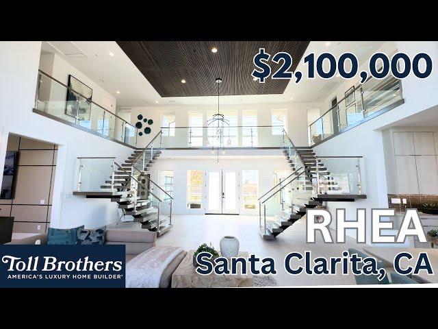 RHEA Stunning New Toll Brothers Home Tour | Tesoro Highland, Alta Monte, Santa Clarita, CA