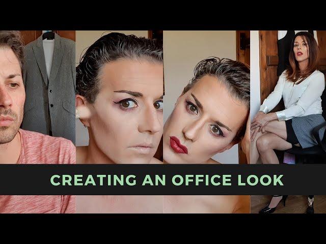 Crossdressing Transformation - Creating an Office Look!