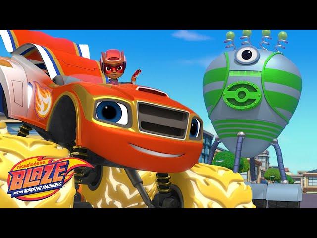 Superhero Blaze Rescues a Toy Store!  | Blaze and the Monster Machines