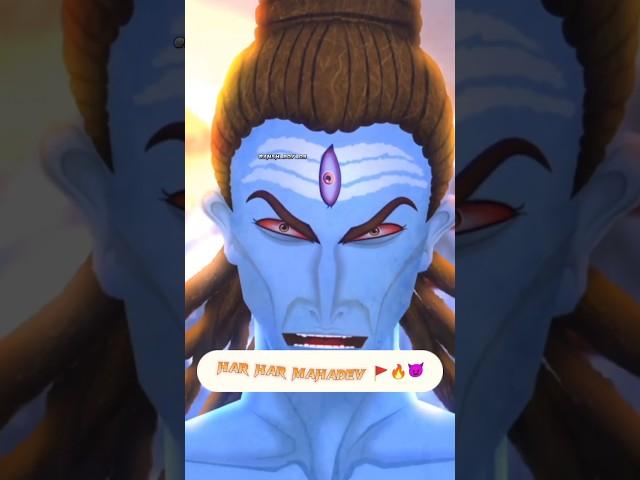 Lord Shiv ji most angry status @Ansh_Boy_2.0  #shorts#ytshorts#shortsfeed#lordshivastatus