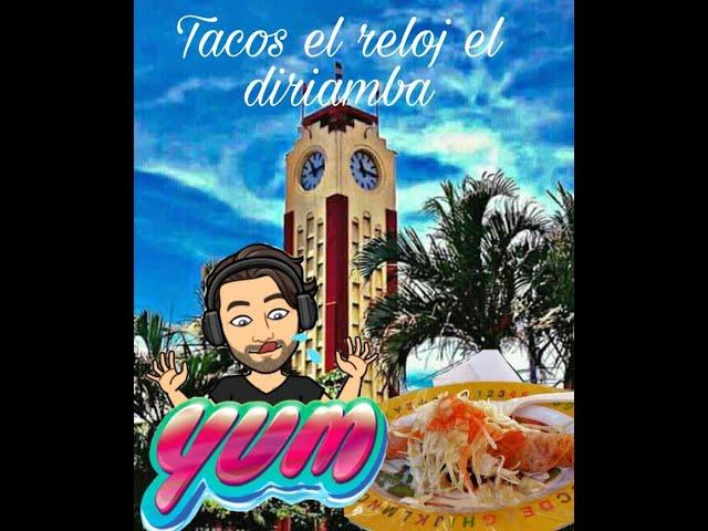 me jui a probar los tacos el reloj en diriamba - Nic