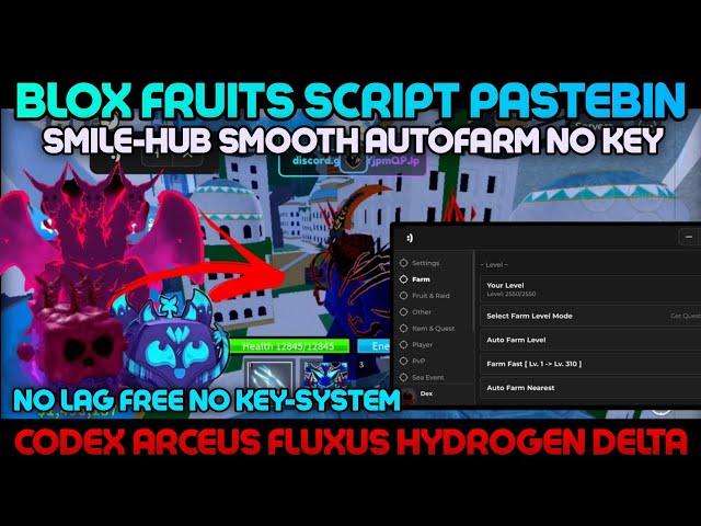 Blox Fruits Script Pastebin Autofarm Latest Version Kitsune-Island Hop ESP AutoCurse Dual & More