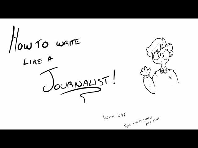 Journalism style guide video