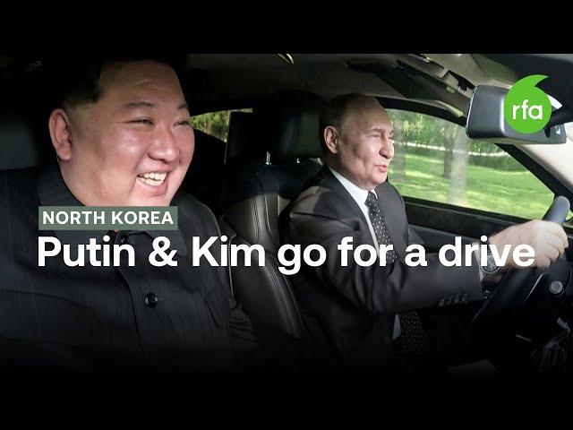 Putin & Kim Jong Un take a drive in luxury Russia-built car in North Korea | Radio Free Asia (RFA)