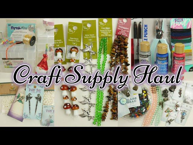 Craft Supply Haul | Ross, Michales, Walmart, Hobby Lobby Haul | Valentines & Jewelry Supplies Haul