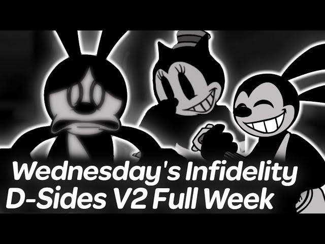 Wednesday's Infidelity V2 D-Sides Full Week | Friday Night Funkin'