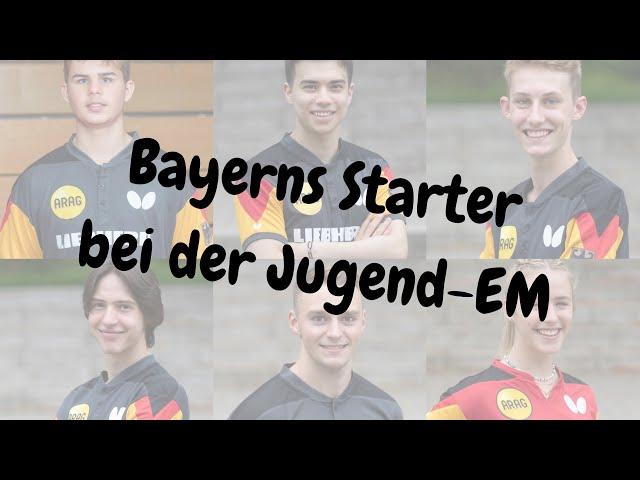 DAS sind Bayerns Starter bei der Jugend-EM 2021