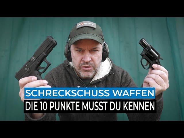 Schreckschusswaffen zur Selbstverteidigung? Kleinen Waffenschein beantragen? Fragen und Antworten