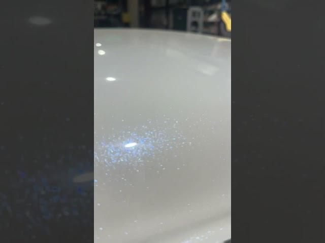 Blue crushed glass in the white top on the 69 C10