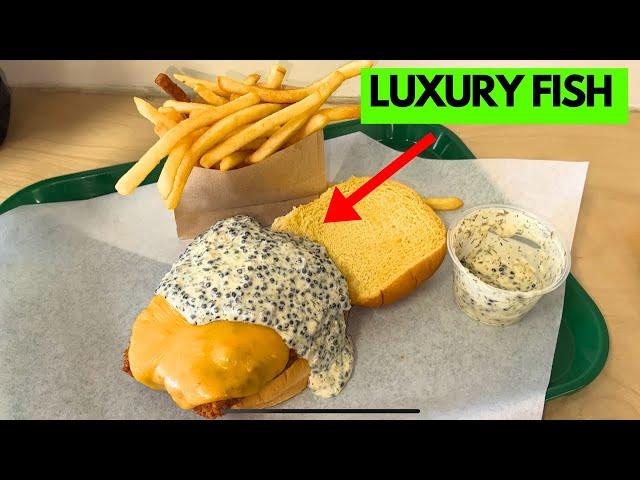 RATING $80 CAVIAR FISH SANDWICH 1-10