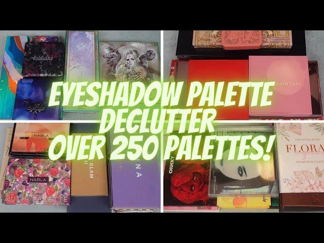 Eyeshadow Palette Declutter 2023 Vol. 4 - Over 250 Palettes