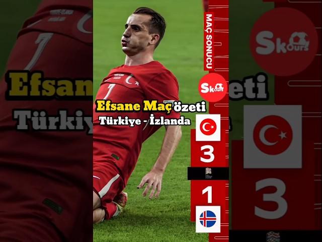 UEFA Uluslar Ligi H Grubu Türkiye 3-1 İzlanda maçı özeti. #türkiye #izlanda #maçözeti #nationsleague