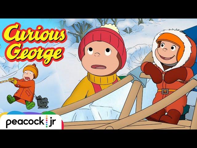 George's Winter Wonderland ! Snowy Fun Marathon ️ | CURIOUS GEORGE