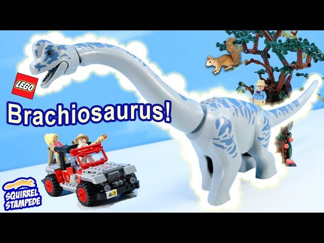 Jurassic Park LEGO Brachiosaurus Dinosaur Discovery 30th Anniversary Set Build Review